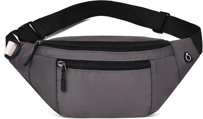 DAITET Crossbody Fanny Pack for Men&Women,Large Waist Bag & Hip Bum Bag with Adjustable Strap for Outdoors Workout Traveling Casual Running Hiking Cycling - Image 1